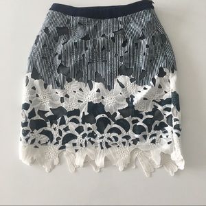 Greylin cutout skirt